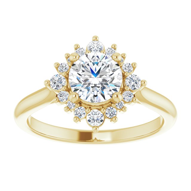 Halo-Style Engagement Ring