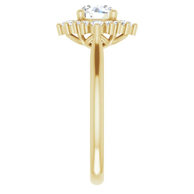 Halo-Style Engagement Ring
