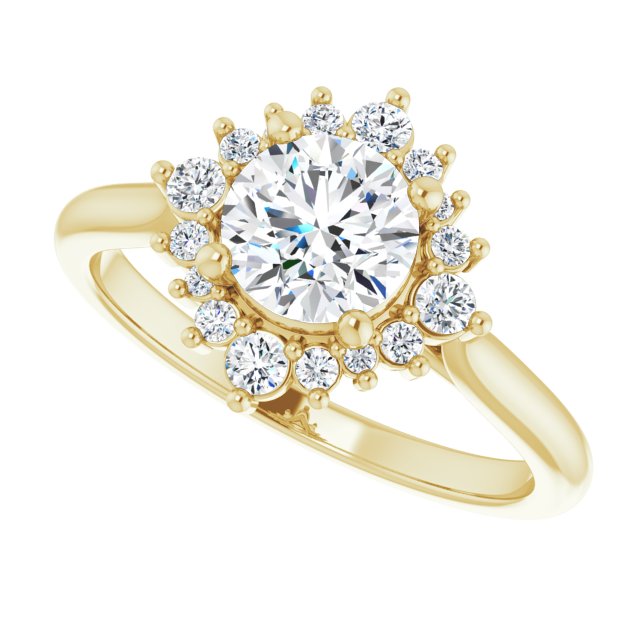 Halo-Style Engagement Ring