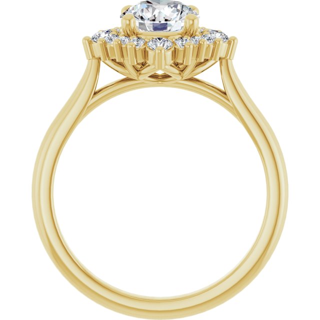 Halo-Style Engagement Ring