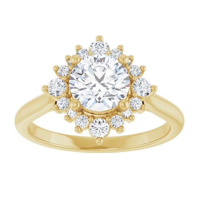 Halo-Style Engagement Ring