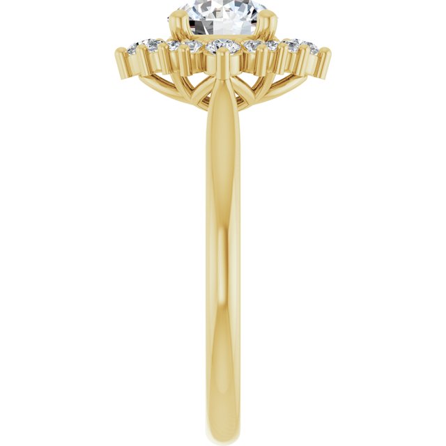Halo-Style Engagement Ring