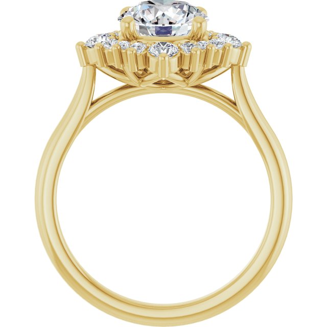 Halo-Style Engagement Ring