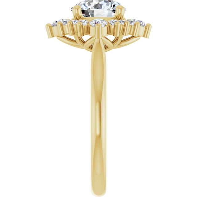 Halo-Style Engagement Ring