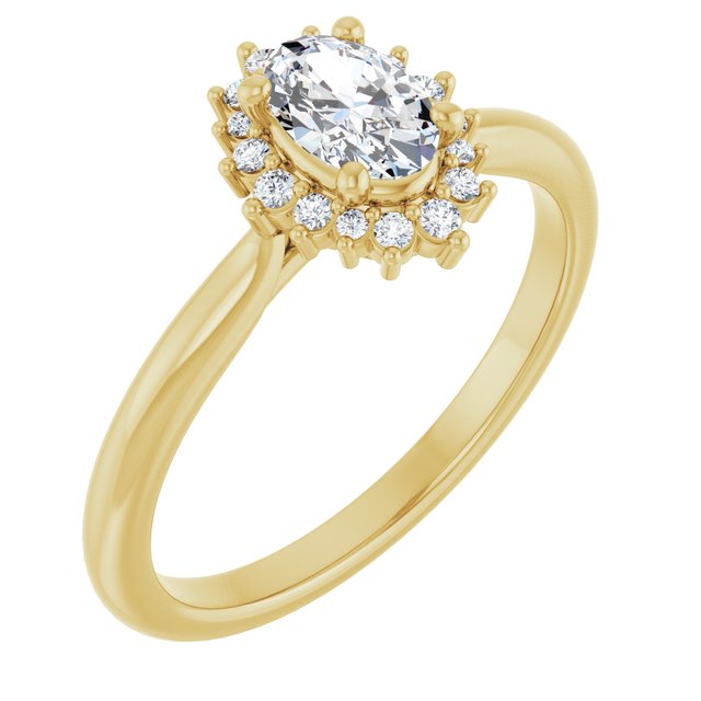 Halo-Style Engagement Ring