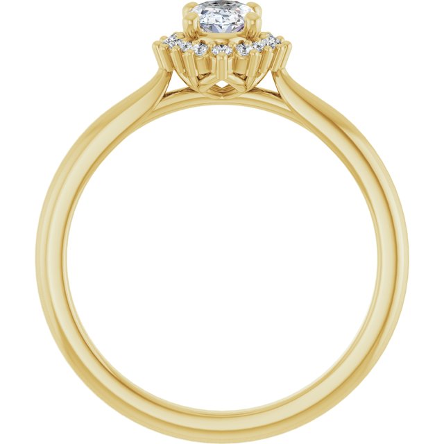 Halo-Style Engagement Ring