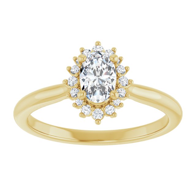 Halo-Style Engagement Ring