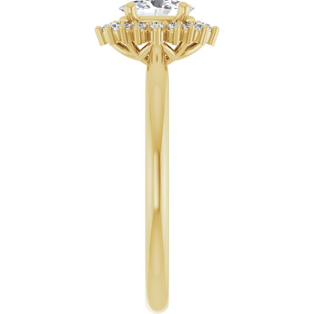 Halo-Style Engagement Ring