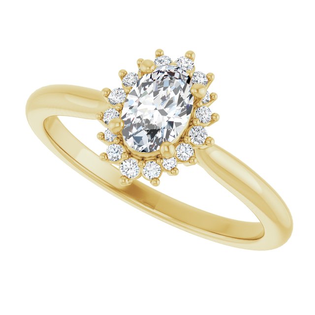 Halo-Style Engagement Ring