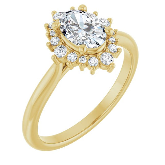 Halo-Style Engagement Ring