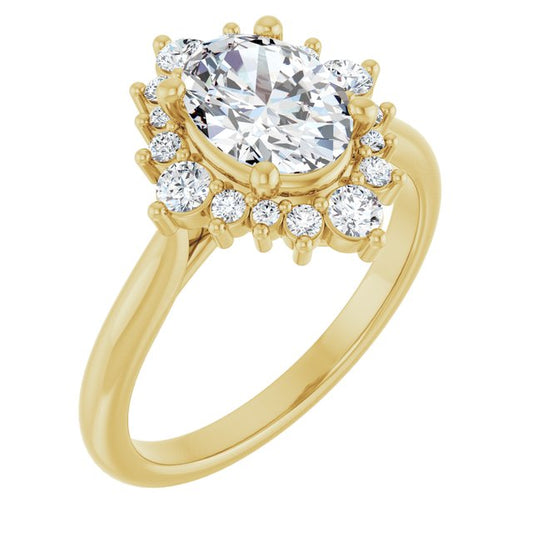 Halo-Style Engagement Ring