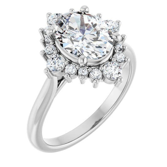 Halo-Style Engagement Ring