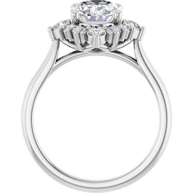 Halo-Style Engagement Ring