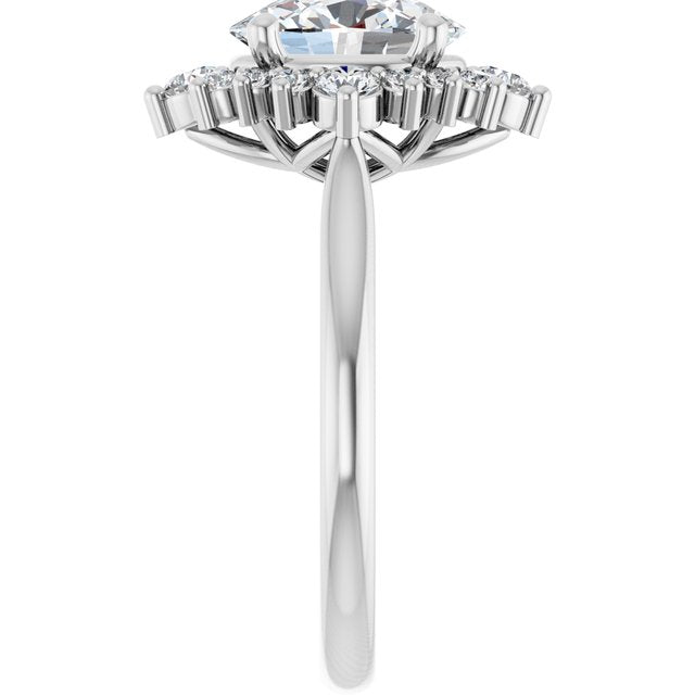Halo-Style Engagement Ring
