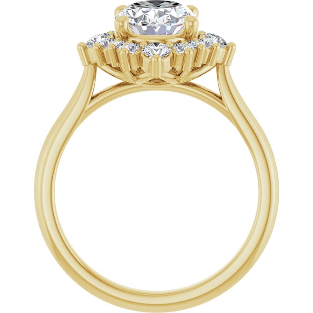 Halo-Style Engagement Ring