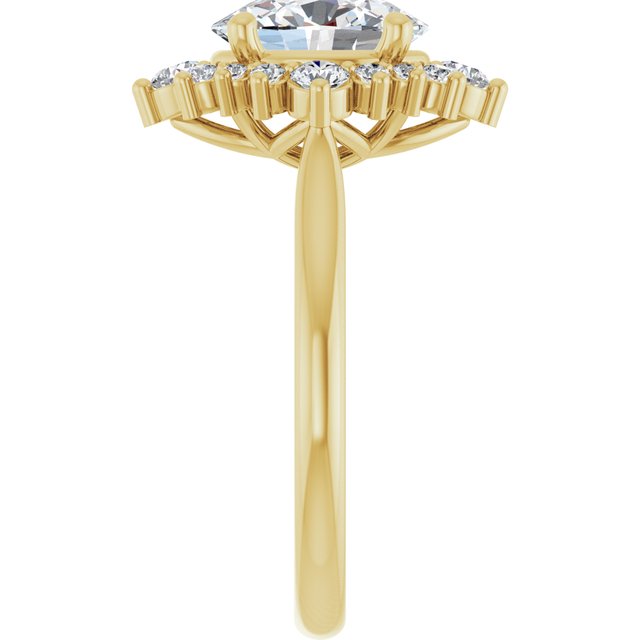 Halo-Style Engagement Ring