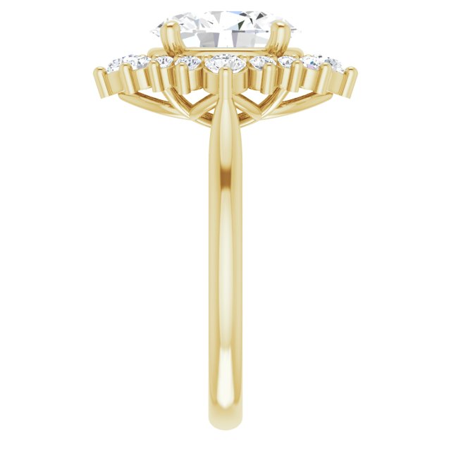 Halo-Style Engagement Ring