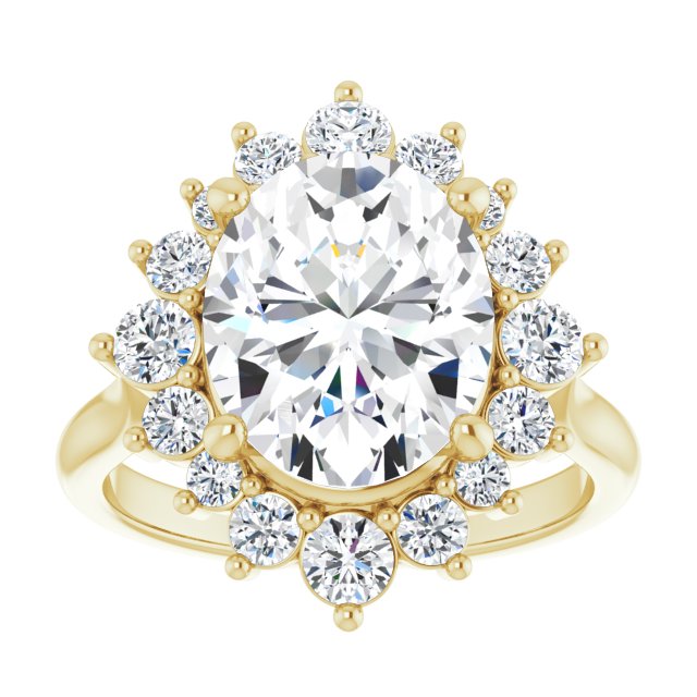 Halo-Style Engagement Ring