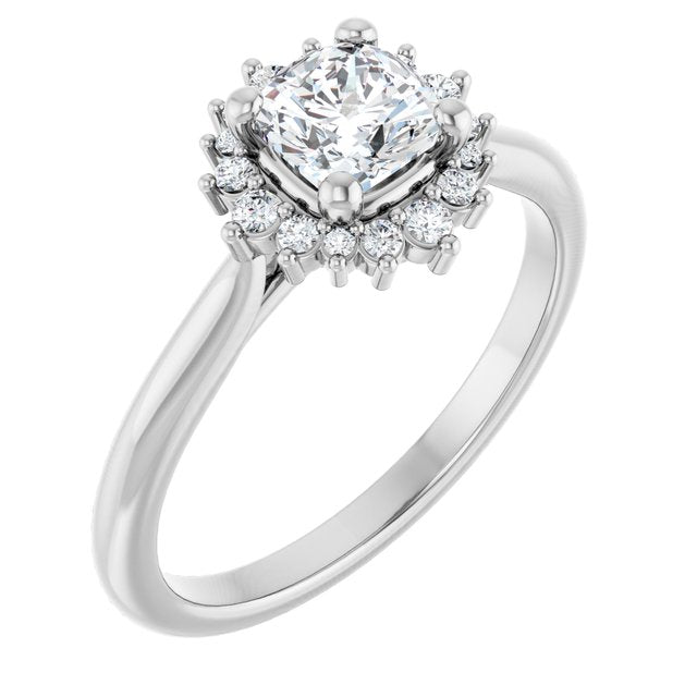 Halo-Style Engagement Ring