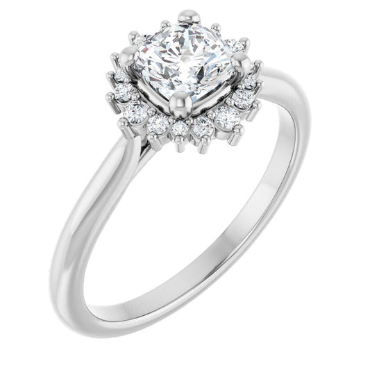 Halo-Style Engagement Ring