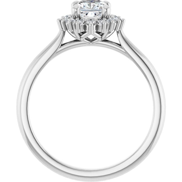 Halo-Style Engagement Ring