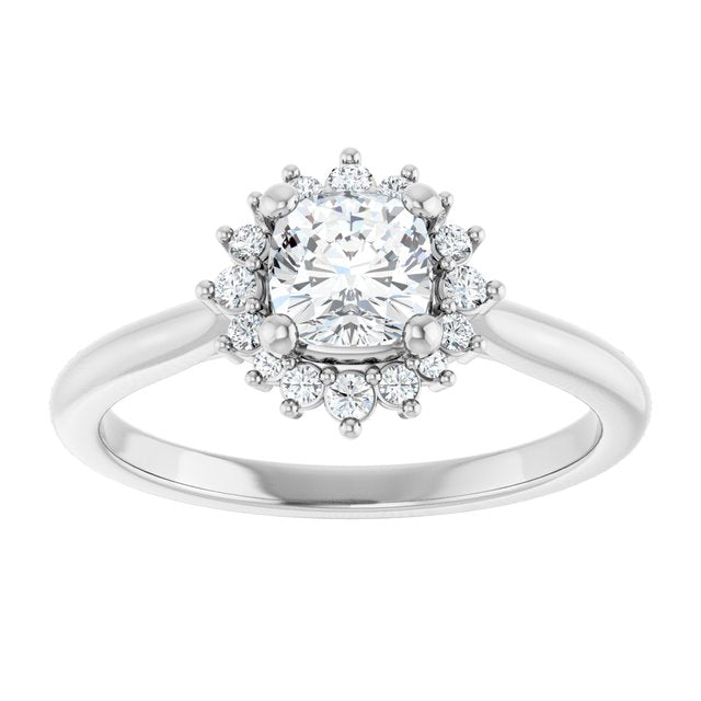 Halo-Style Engagement Ring
