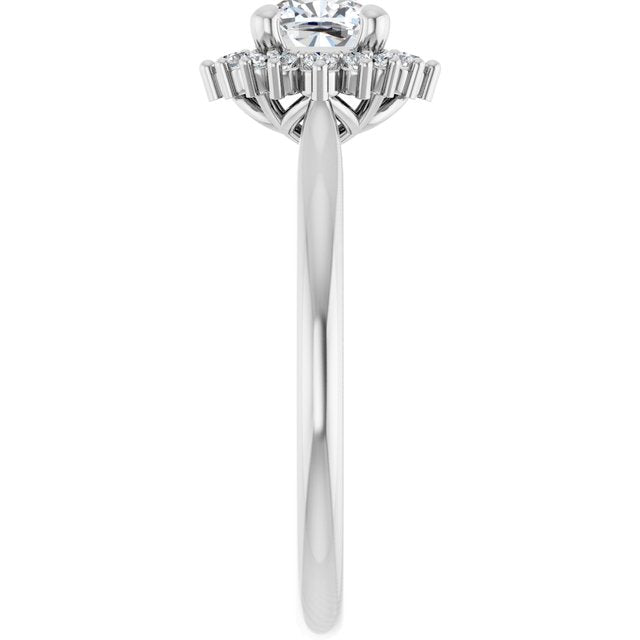 Halo-Style Engagement Ring
