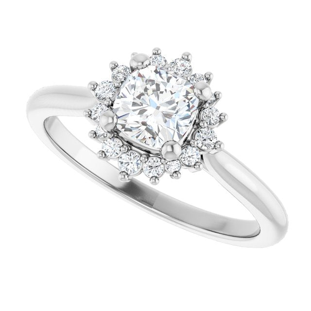 Halo-Style Engagement Ring