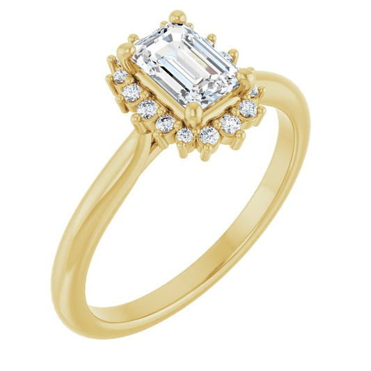 Halo-Style Engagement Ring