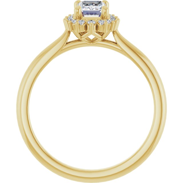 Halo-Style Engagement Ring