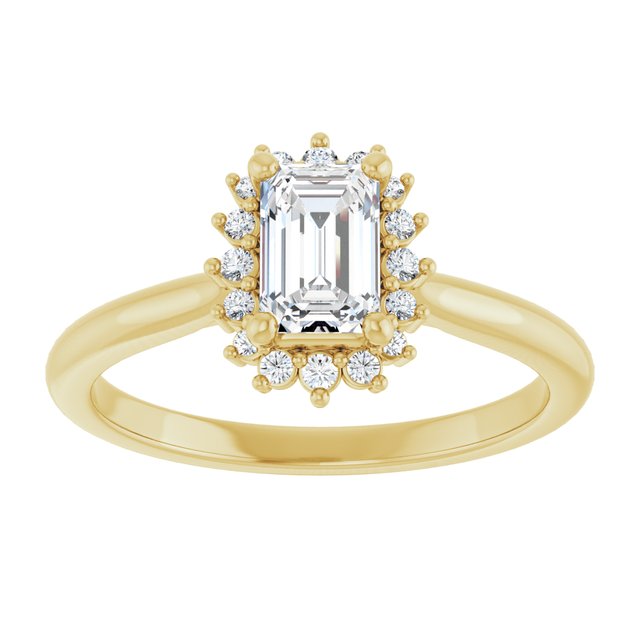 Halo-Style Engagement Ring