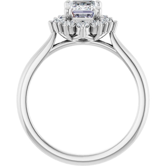Halo-Style Engagement Ring