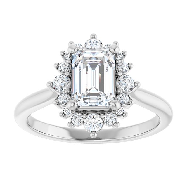 Halo-Style Engagement Ring