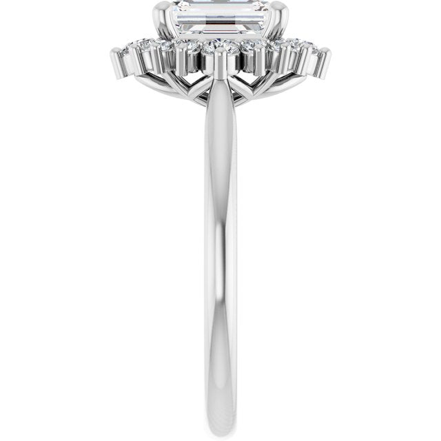 Halo-Style Engagement Ring