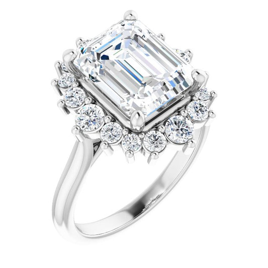Halo-Style Engagement Ring