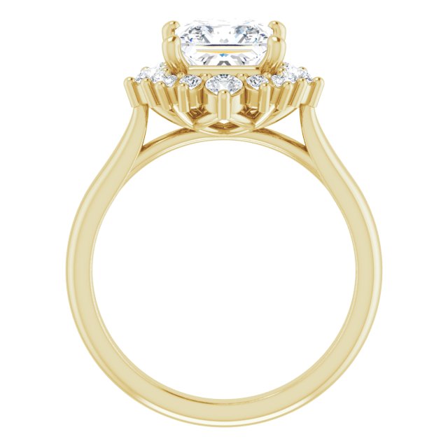 Halo-Style Engagement Ring