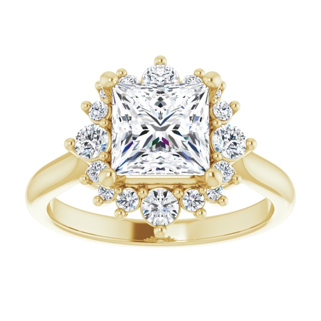 Halo-Style Engagement Ring