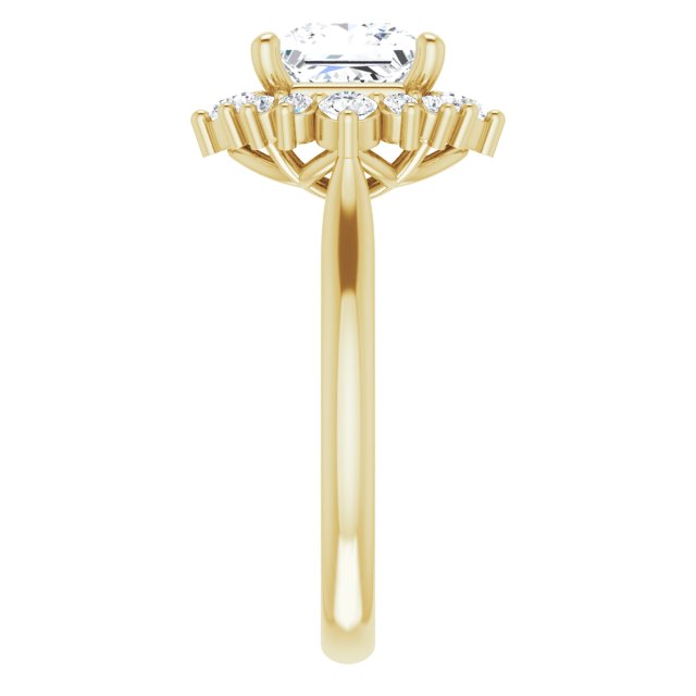 Halo-Style Engagement Ring