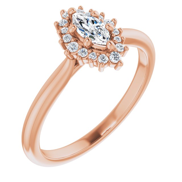 Halo-Style Engagement Ring