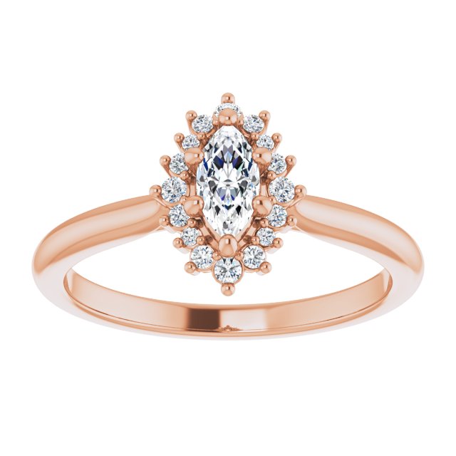 Halo-Style Engagement Ring