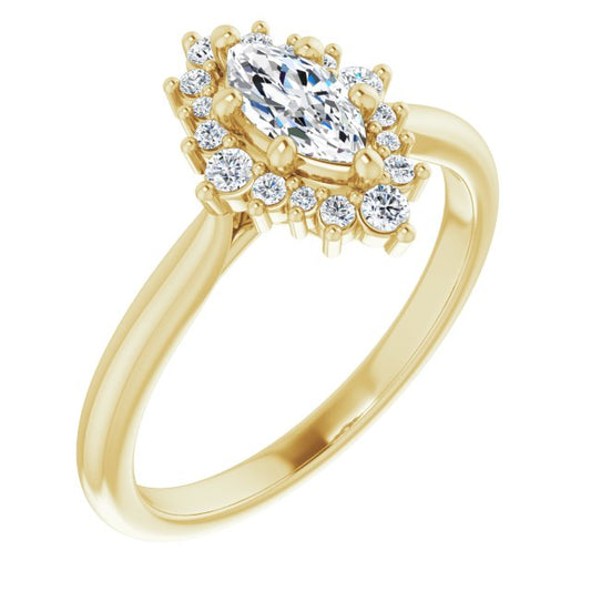 Halo-Style Engagement Ring