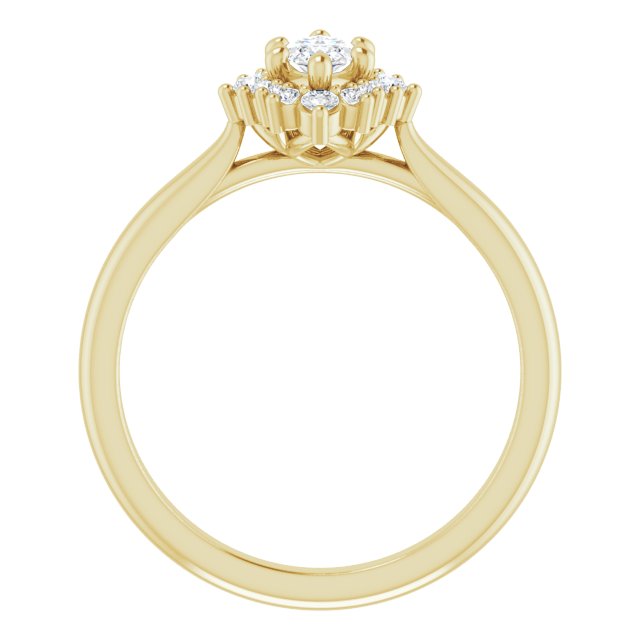 Halo-Style Engagement Ring