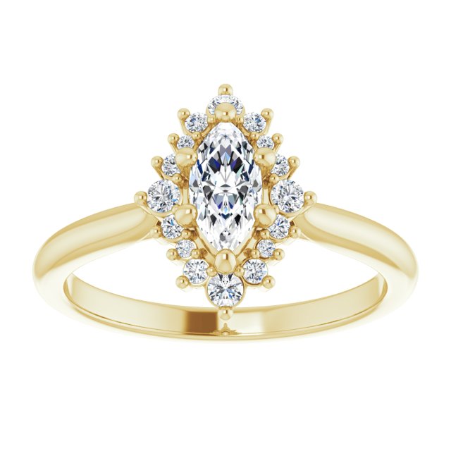 Halo-Style Engagement Ring