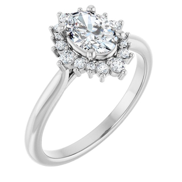 Halo-Style Engagement Ring