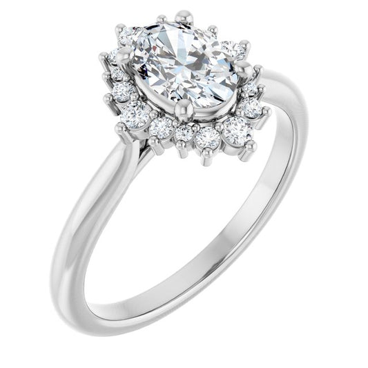 Halo-Style Engagement Ring