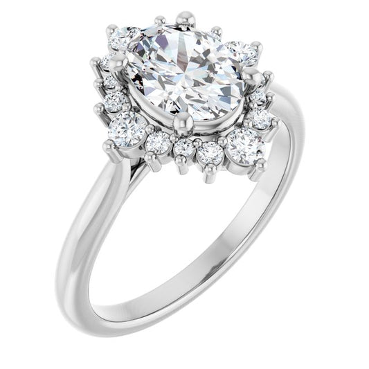 Halo-Style Engagement Ring