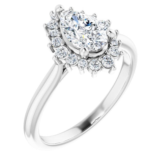 Halo-Style Engagement Ring