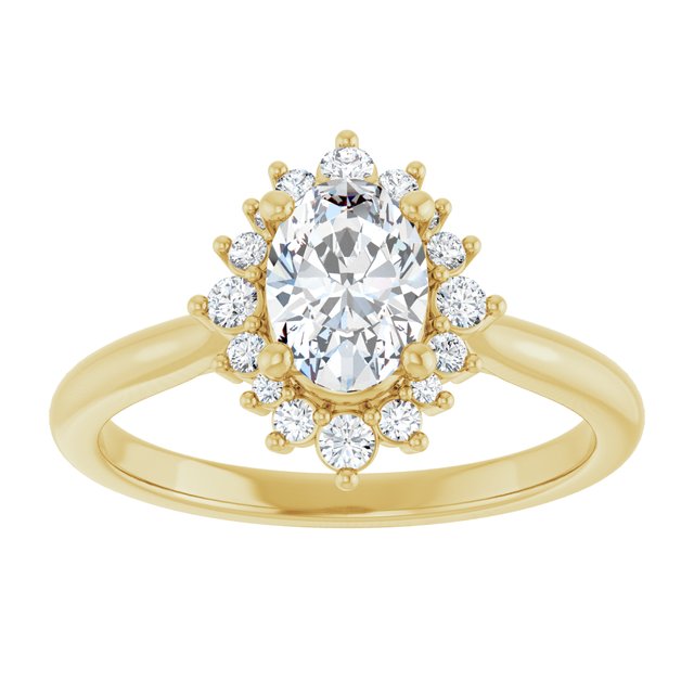 Halo-Style Engagement Ring