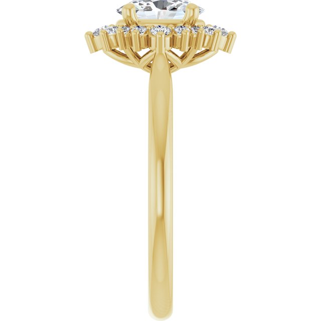 Halo-Style Engagement Ring