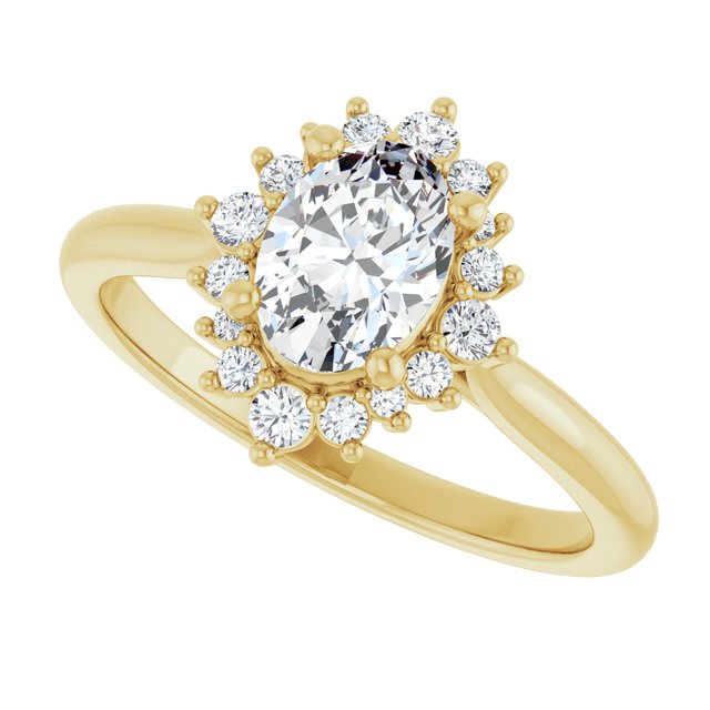 Halo-Style Engagement Ring
